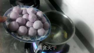 紫薯巧克力汤圆的做法步骤：8