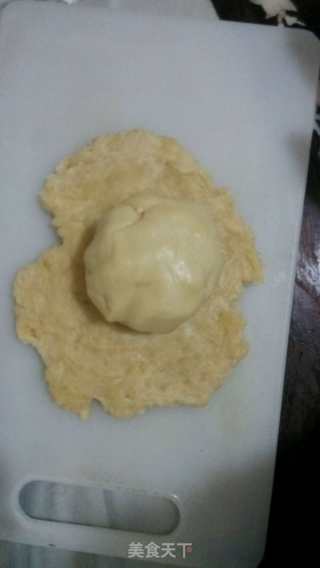 平底锅绿豆饼的做法步骤：6