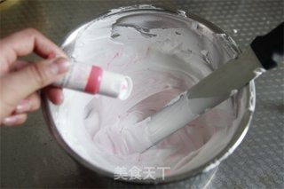 【番茄配方】玫瑰情人节蛋糕——送玫瑰不如送玫瑰蛋糕的做法步骤：6