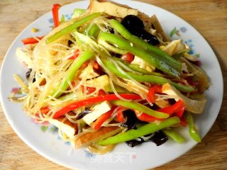 豆腐干拌粉丝的做法步骤：6