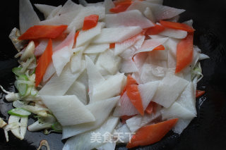 清炒山药：简单清脆的美味家常菜的做法步骤：3
