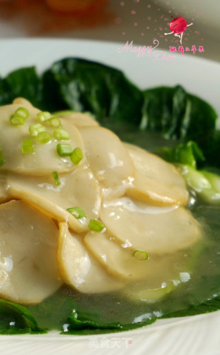浇汁油菜杏鲍菇的做法步骤：18