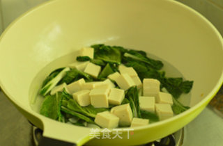 小白菜豆腐汤的做法步骤：7