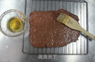 芝麻蜂蜜猪肉脯的做法步骤：6