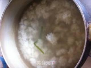岩米鸡汁菜粥的做法步骤：5