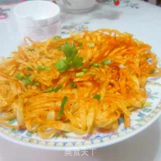 煎面条饼的做法步骤：9