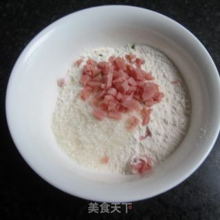 鸡蛋火腿煎饼的做法步骤：4