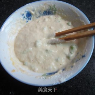 鸡蛋芹菜末煎饼的做法步骤：7