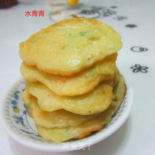 鸡蛋芹菜末煎饼的做法步骤：11