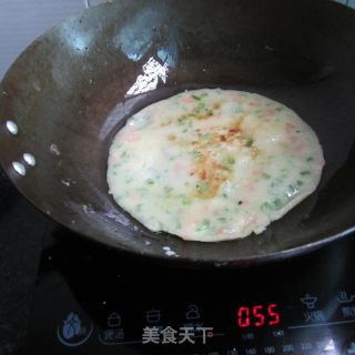 香葱香肠锅塌的做法步骤：10