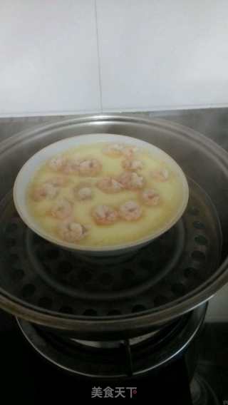 虾仁蛋羹的做法步骤：7