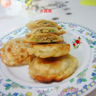 香葱鱼泥煎饼的做法步骤：12