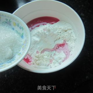 苋菜汁煎饼的做法步骤：3