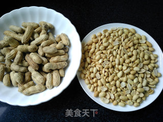 花生糖的做法步骤：1