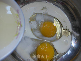 香葱培根玉米粉煎饼的做法步骤：6