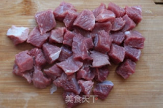 蚝油杏鲍菇牛柳粒的做法步骤：1