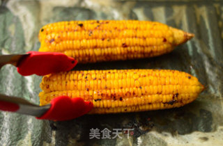 风味烤玉米的做法步骤：8