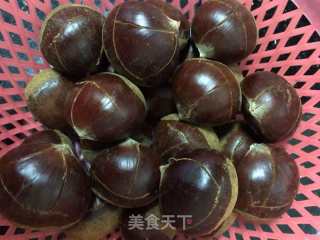 蒸板栗的做法步骤：2