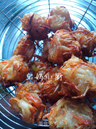 三丝丸子的做法步骤：6