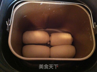 豆浆素白面包的做法步骤：7