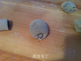 黑芝麻酱烧饼的做法步骤：10