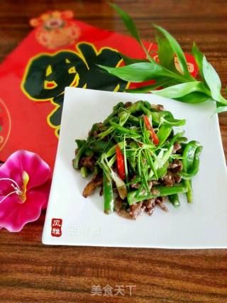 青椒牛肉的做法步骤：5