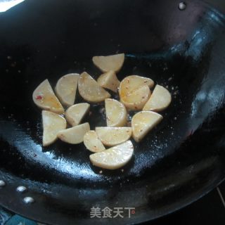 咸萝卜蒸米粉肉的做法步骤：5