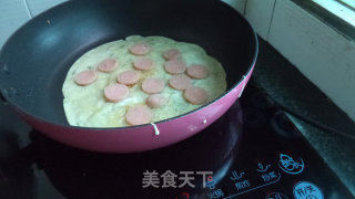 火腿蔬菜卷饼的做法步骤：10
