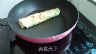 火腿蔬菜卷饼的做法步骤：13