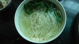 青菜饺子面的做法步骤：5