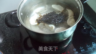 紫菜汤饺的做法步骤：6