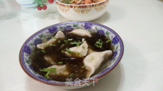 紫菜汤饺的做法步骤：9