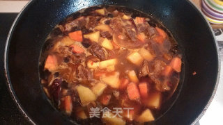 牛腩红烧蔬菜的做法步骤：10