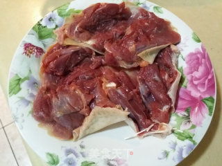竹笋凉拌鸡片的做法步骤：1