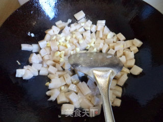 炒藕丁的做法步骤：6