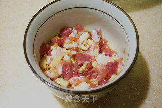 榄菜肉碎四季豆的做法步骤：2