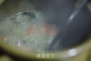菜干咸猪骨粥的做法步骤：5