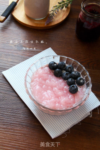 【蓝莓豆腐生乳酪】：简单快手的健康小点的做法步骤：8