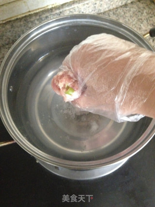 肉丸炖冬瓜的做法步骤：5