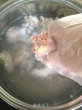 肉丸炖冬瓜的做法步骤：6