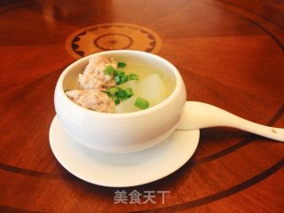 肉丸炖冬瓜的做法步骤：8