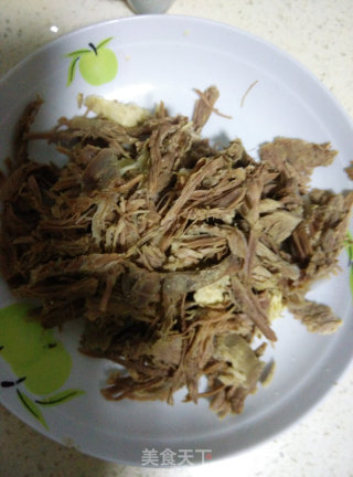 平底锅版手工五香牛肉松的做法步骤：5