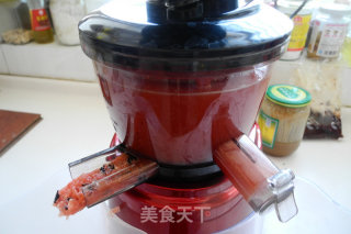 鲜榨西瓜汁的做法步骤：5
