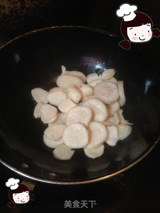 仙草阁私房菜（蔬菜大棚）--腊月二十三（荷兰豆鸡汁杏鲍菇）的做法步骤：4