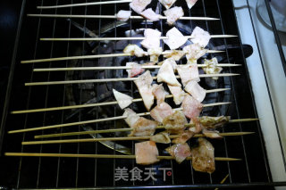 烤牛心管的做法步骤：5