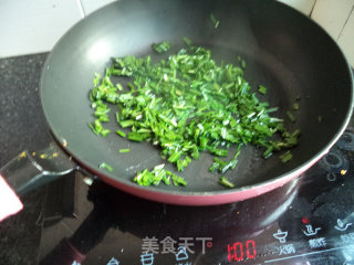 韭菜蛋炒饭的做法步骤：5