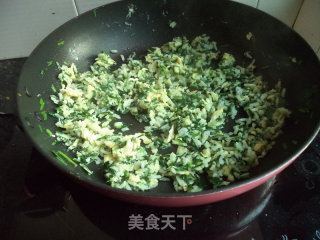 韭菜蛋炒饭的做法步骤：10