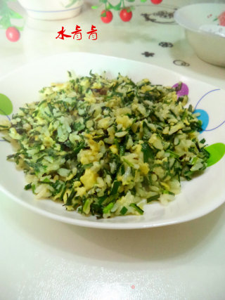 韭菜蛋炒饭的做法步骤：11