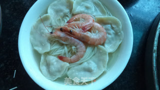 虾味饺子面的做法步骤：6