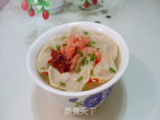 虾味饺子面的做法步骤：8